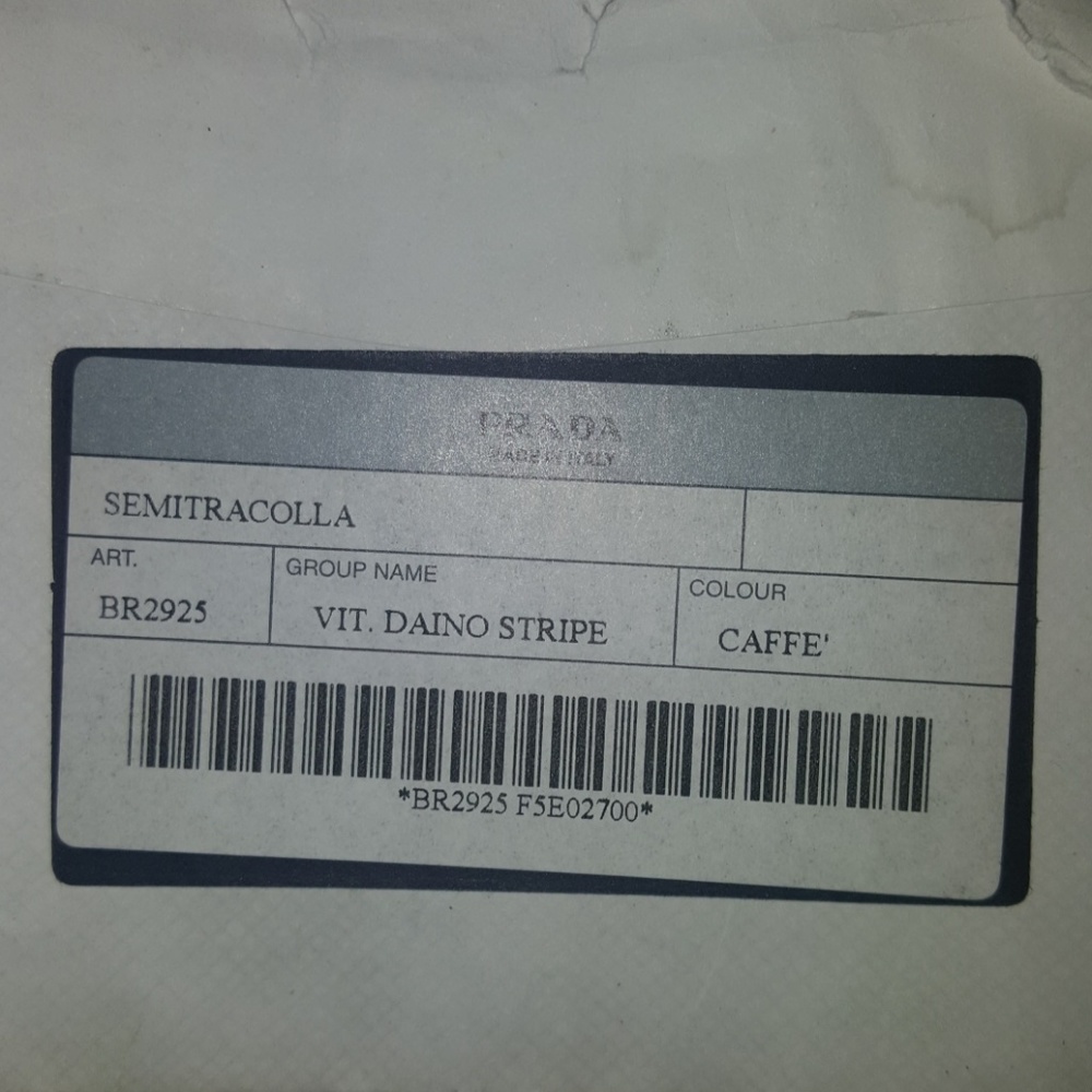 Authenticity card Trositano